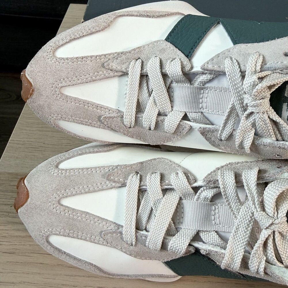 New Balance 327 Moonbeam New Spruce Gray Green Casual Sneakers Women's Size 7.5 - Picture 7 of 12